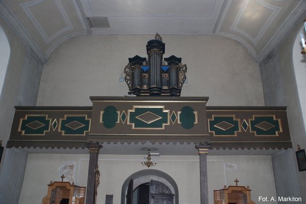 Sobków - Kościół Parafialny - Chór muzyczny z XIX wieku
