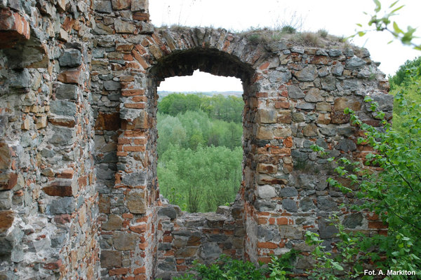 Międzygórz - Zamek - Otwór okienny przesklepiony od wewnątrz