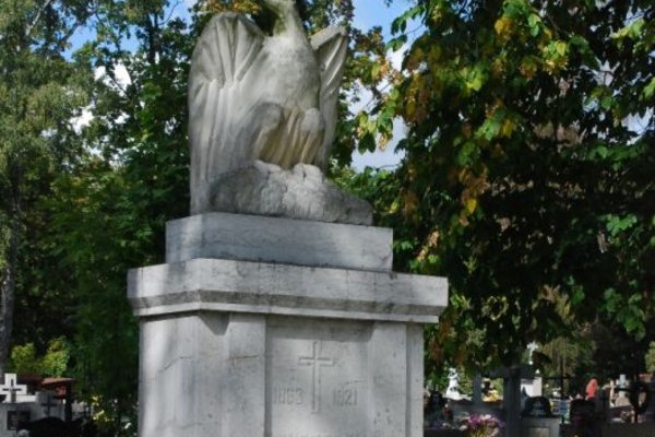 Kielce - ul. ks. Piotra Ściegiennego - Cmentarz Wojska Polskiego - Pomnik poległych w latach 1863 – 1921