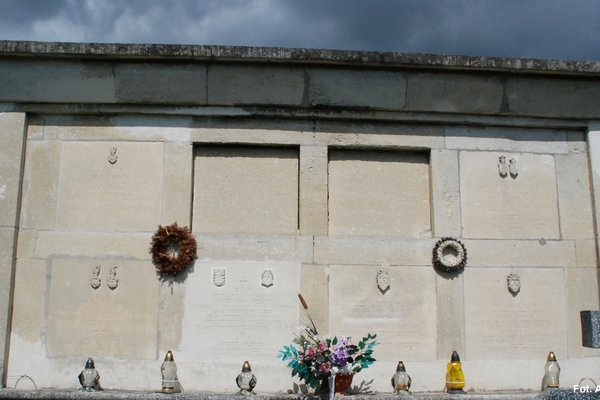 Dwór w Sancygniowie - Grobowiec rodziny Deskurów.