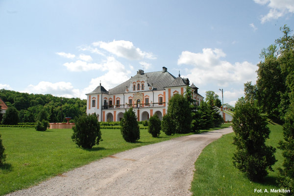 Pałac w Czyżowie Szlacheckim - Droga prowadząca do ogrodu.