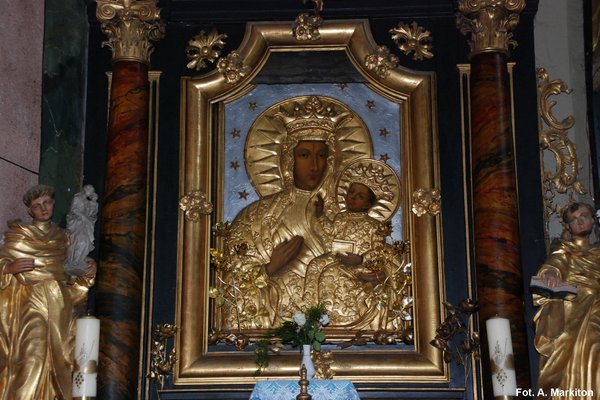Kościół parafialny w Sancygniowie                          - Obraz w ołtarzu bocznym.