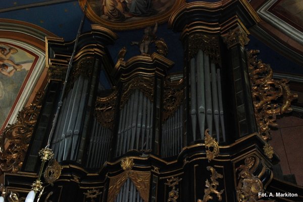 Kościół parafialny w Sancygniowie                          - Organy.