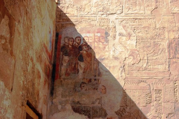 Egipt - Luxor - freski chrześcijanFot. Barbara Jankowska-Piróg