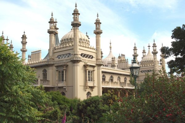 Brighton, Wielka Brytania, Royal Pavilion – park przypałacowy