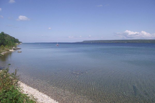 Manitoulin Island - Zatoka Georgian Bay. Widok od strony miasta Wiarton. Fot. Krzysztof Zalecki