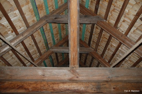 Studnia dworska z Gór Pińczowskich  - Konstrukcja dachu
