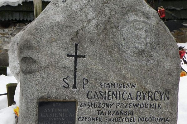 Grób Stanisława Gąsienicy-Byrcyna - przewodnika tatrzańskiego - Fot. Edyta Ruszkowska