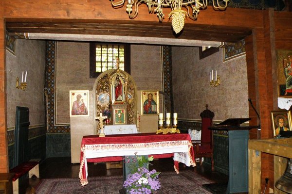 Bieszczady i okolice - Wnętrze cerkwi. Fot. Edyta Ruszkowska