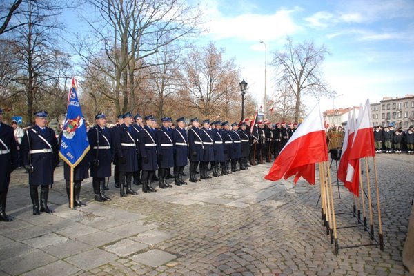 Obchody Narodowego Święta Niepodległości - Uroczystości pod Pomnikiem Czynu Legionowego
Fot. Agnieszka Markiton