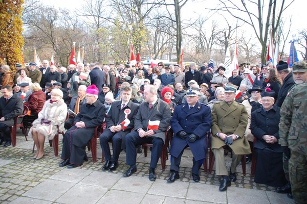 Obchody Narodowego Święta Niepodległości - Uroczystości pod Pomnikiem Czynu Legionowego
Fot. Agnieszka Markiton