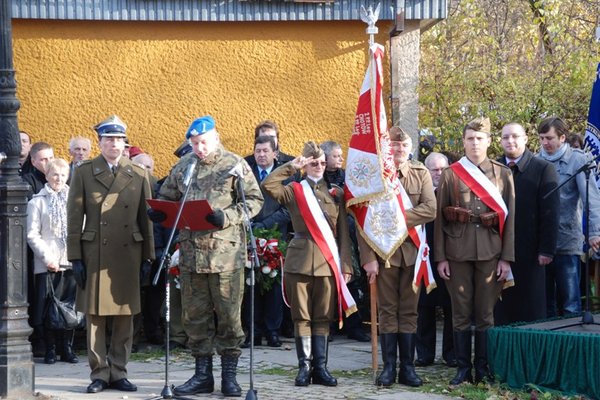 Obchody Narodowego Święta Niepodległości - Uroczystości pod Pomnikiem Czynu Legionowego
Fot. Agnieszka Markiton