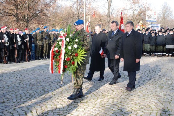 Obchody Narodowego Święta Niepodległości - Uroczystości pod Pomnikiem Czynu Legionowego
Fot. Agnieszka Markiton