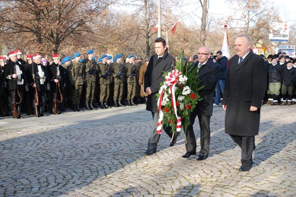 Obchody Narodowego Święta Niepodległości - Uroczystości pod Pomnikiem Czynu Legionowego
Fot. Agnieszka Markiton