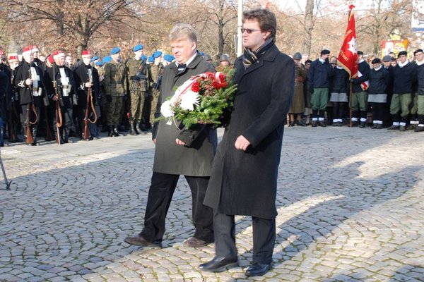 Obchody Narodowego Święta Niepodległości - Uroczystości pod Pomnikiem Czynu Legionowego
Fot. Agnieszka Markiton