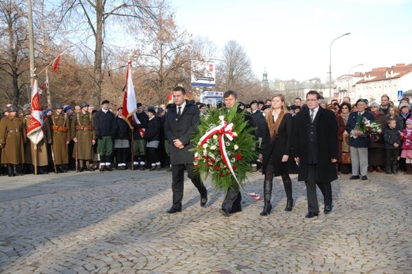 Obchody Narodowego Święta Niepodległości - Uroczystości pod Pomnikiem Czynu Legionowego
Fot. Agnieszka Markiton