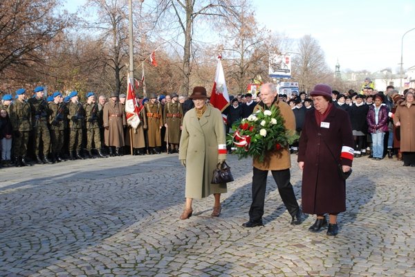 Obchody Narodowego Święta Niepodległości - Uroczystości pod Pomnikiem Czynu Legionowego
Fot. Agnieszka Markiton