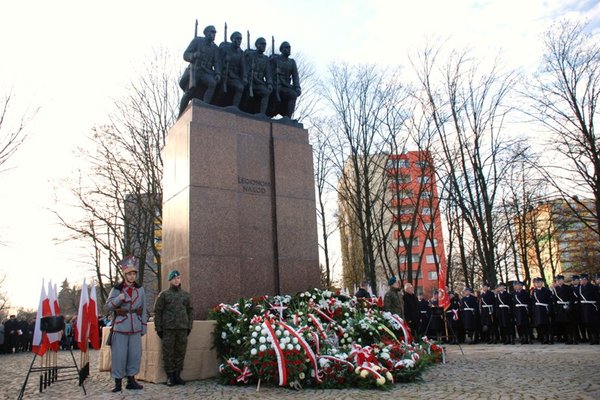 Obchody Narodowego Święta Niepodległości - Uroczystości pod Pomnikiem Czynu Legionowego
Fot. Agnieszka Markiton