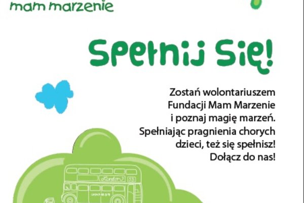 Zostań wolontariuszem Fundacji 