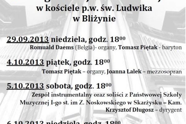 Festiwal Muzyki Organowej i Kameralnej 