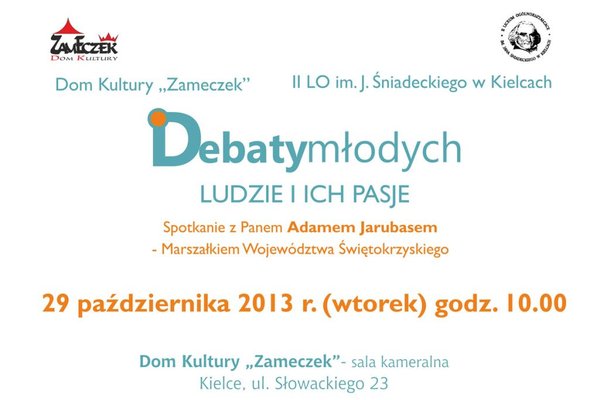 Debata Młodych z marszałkiem