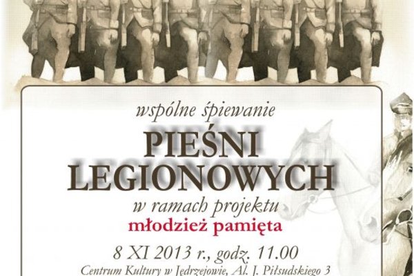 Wspólne śpiewanie pieśni legionowych