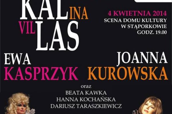 Ewa Kasprzyk i Joanna Kurowska w Stąporkowie 