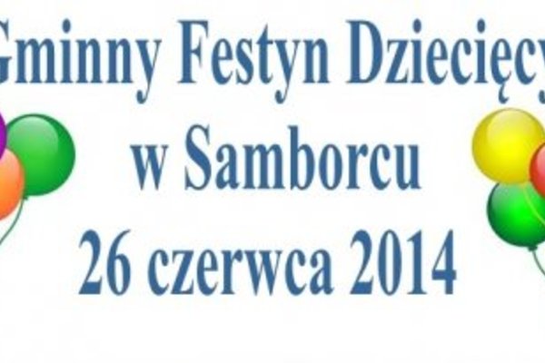 Festyn dziecięcy w Samborcu