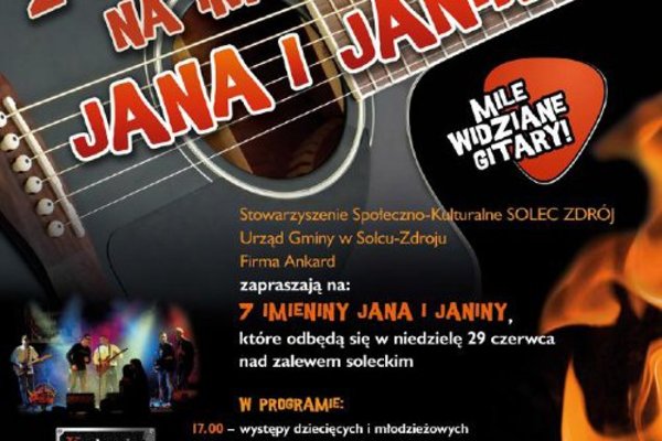 Z gitarą na imieniny Jana i Janiny