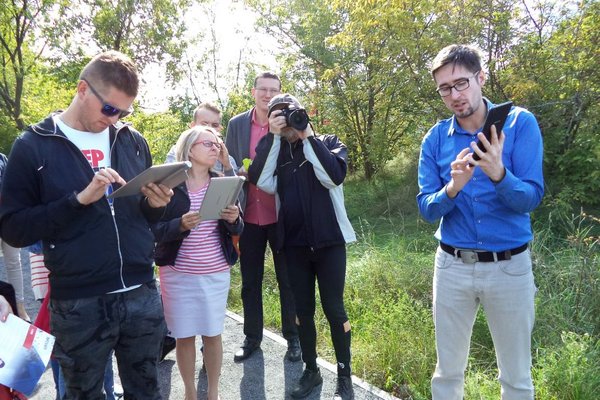 Geopark w telefonie - fot. Edyta Ruszkowska