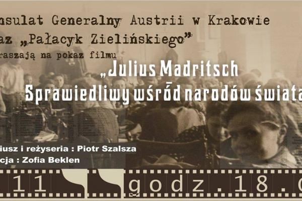 Julius Madritsch - sprawiedliwy wśród narodów świata