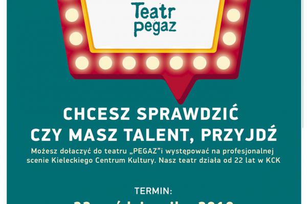 Nabór do Teatru Pegaz