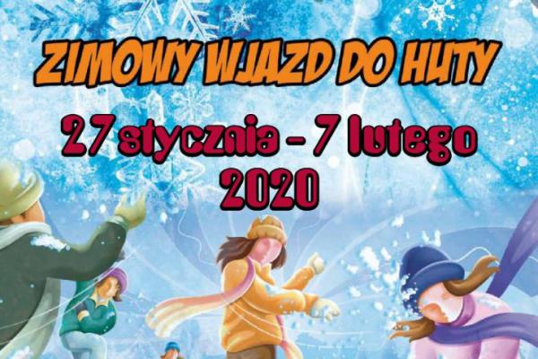 Zimowy wjazd do huty