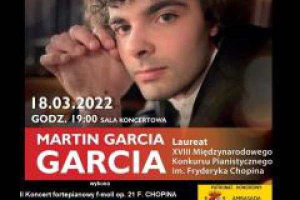 Hiszpański pianista M. Garcia Garcia wystąpi w FŚ