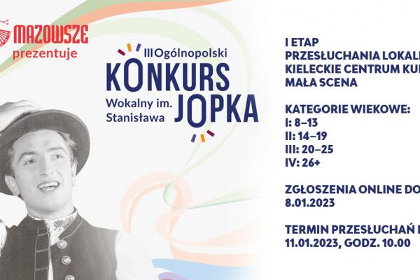 Konkurs wokalny im. Stanisława Jopka