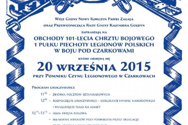 Obchody 101-lecia Pierwszych Bojów Legionów Józefa Piłsudskiego