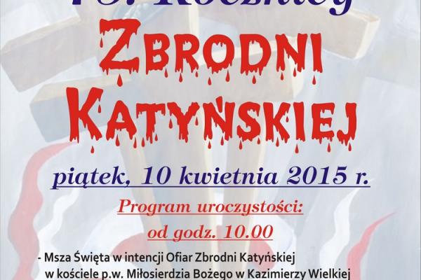 Uroczystości katyńskie w Kazimierzy