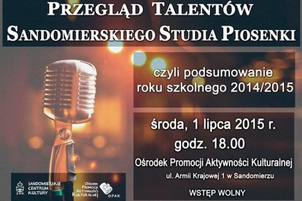 Przegląd Talentów Sandomierskiego Studia Piosenki