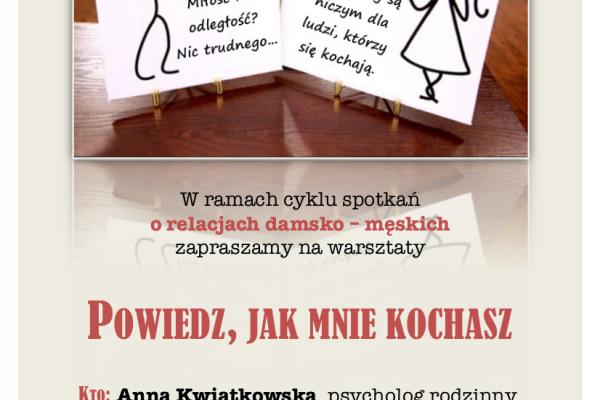 Powiedz, jak mnie kochasz